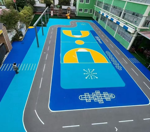 普洱市透水跑道混合型塑胶跑道 - 一站式服务